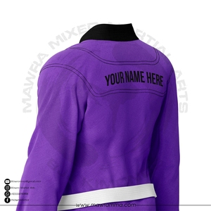 ชุดยิวยิตสูคุณภาพสูง ปักโลโก้ได้ตามต้องการ ผ้าฝ้าย 100% ทอลายเพิร์ลวีฟ ชุดฝึกซ้อมบราซิลเลียนยิวยิตสู สำหรับทุกเพศ ขายส่ง - Product Image 5