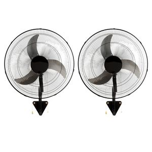 2 Ventilatori da Parete Oscillanti da 18 Pollici a 3 Velocità, Alta Velocità 4000 CFM, Resistenza Industriale per Uso Commerciale Interno - Product Image 3