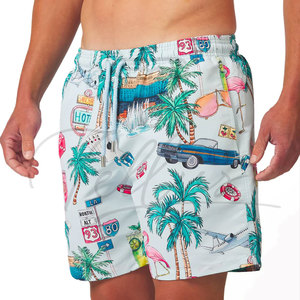 Mens <b>Board</b> <b>Shorts</b> Quick Dry Breathable <b>Swim</b> <b>Trunks</b> Beach Surf Lightweight Summer Swimwear with Drawstring Front Logo Plus Size - Product Image 4
