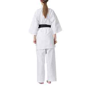 Uniformes Profesionales de Karate para Entrenamiento y Competición con Impresión de Logotipo Personalizado, 100% Algodón, Color Blanco - Product Image 2