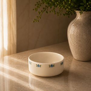 Contemporary Handcrafted Ceramic Pasta Bowl Coastal Fish Motif Smooth Spiral Glaze for Artistic <b>Tabletop</b> Presentation - Product Image 6