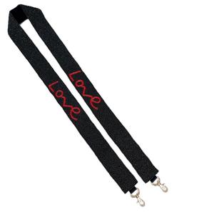 Correa de bolso boho hecha a mano con bordado de cuentas para bolso de mano, bolso tote, bolso bandolera, correa moderna personalizada, cinturón para bolso, artículo decorativo elegante. - Product Image 5
