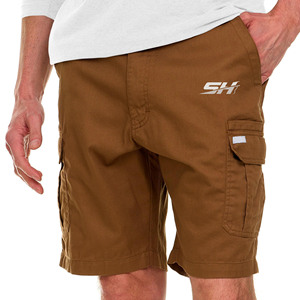 Custom Men Cargo Shorts Relaxed Fit Casual Men's Cargo Shorts Outdoor Design Solid Cotton Fabric Pocketed Waterproof Breathable - Product Image 1