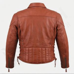 Veste en cuir NAI-0497A, manteau de moto, vêtements de moto à la mode, équipement de protection pour la conduite, vente en gros, couleur personnalisée - Product Image 2