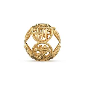 Cuentas espaciadoras de oro macizo de 14k y 18k hechas a mano por Shree Om Designer, cuentas metálicas sueltas de 6mm, 8mm y 10mm para la fabricación de joyas. - Product Image 1