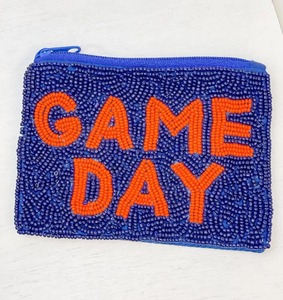 Monedero de cuentas con cremallera para el Día del Partido, accesorio para aficionados al deporte, colores personalizados del equipo, regalo NCAA - Product Image 5