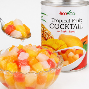 Cocktail de Frutas Tropicales Mixtas de Primera Calidad, Precio de Mayoreo de Fábrica en Vietnam, Empacado en Lata A10, Superventas - Product Image 1