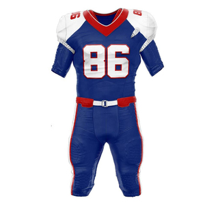 Jersey de Fútbol Americano Premium para Hombre, Diseño Personalizado OEM, Corto, de Spandex/Poliéster, Transpirable, que Absorbe la Humedad, con Transferencia de Calor - Product Image 3