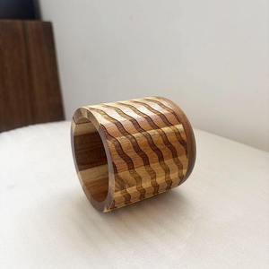 Electric Electronic Bamboo Wooden <b>LED</b> Digital Alarm <b>Clock</b> Snooze Function Modern Design for Bedroom Room Living Room Indoor - Product Image 6