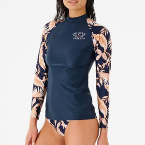 Latest Design Cheap Price <b>Women</b> <b>Rash</b> <b>Guards</b> Solid Color Breathable Lightweight <b>Rash</b> <b>Guards</b> <b>For</b> Online Sale - Product Image 2