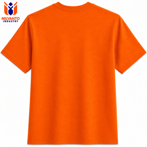 Nouvelle Arrivée 2026 – T-shirt Premium Orange pour Homme, Style Streetwear, pour les Marques Américaines |   T-shirt en coton 100% 250 GSM, coupe classique - Product Image 2