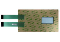 Panneau de commande à membrane industrielle avec affichage numérique, touches de navigation, câble ruban flexible pour équipement d'automatisation CNC