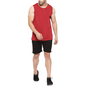 <b>Mens</b> Quick Dry Breathable Stringer Gym <b>Singlet</b> Compression Fitness Tank Top Sleeveless Cotton Workout Bodybuilding Sports Wear O - Product Image 1