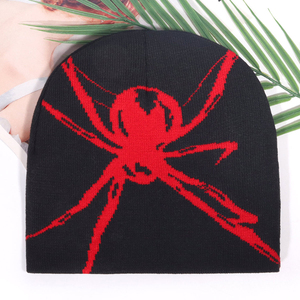 BNSB SPORTS Spider Knit Cuffed <b>Beanies</b> Outdoor Sports Ear Protection Winter Cap Soft Warm 100% Acrylic Unisex Wholesale Custom - Product Image 5