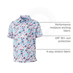เสื้อโปโลกอล์ฟเนื้อผ้านุ่ม ระบายอากาศได้ดี ออกแบบมาเพื่อความสบาย แห้งเร็ว ยืดหยุ่นได้ เหมาะสำหรับสวมใส่ในชีวิตประจำวัน - Product Image 5