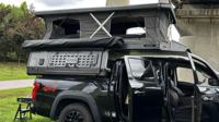 Auvent pliable pour Jeep Gladiator avec benne de 5 pieds, en aluminium léger et tente en toile