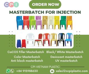 CPI Vietnam PP Gránulos de Masterbatch de Carbonato de Calcio para Moldeo por Inyección de Cubos de Plástico Industriales y Domésticos - Alta Calidad - Product Image 1
