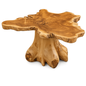 Table basse ARTERRA en racine de teck premium, table d'appoint en arbre récupéré biologique, forme irrégulière, pour hôtel et salon - Product Image 2