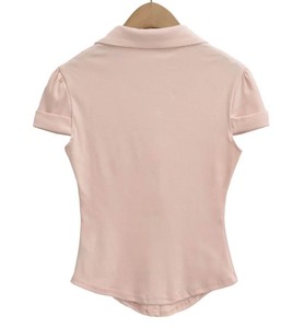 Camisa de Manga Corta para Mujer, Cuello Camisero, Color Sólido, Blusa Casual con Bolsillos, Corte Regular - Product Image 4