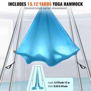 Portable Professional Aerial Yoga <b>Frame</b> with 9.67 ft Hammock Stand 13.1 Yards Aerial Yoga <b>Swing</b> Max 551-551 - Product Image 4