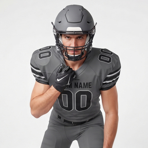 Uniforme de Fútbol Americano, Camiseta y Pantalones Personalizados con Nombre del Equipo Sublimado, Uniformes de Fútbol Americano con Cuello en V - Product Image 3