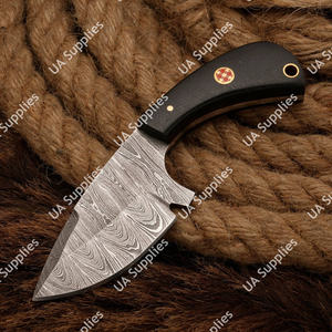Cuchillo Multiusos de Supervivencia EDC de 6 Pulgadas, Forjado a Mano en Acero de Damasco, Mango de Micarta, Personalizable OEM/ODM, Venta al Por Mayor, DIY - Product Image 3