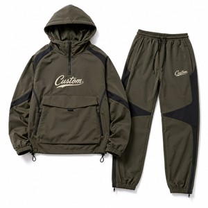 Men's Functional Windbreaker <b>Set</b> Lightweight Exercise Apparel - Product Image 3