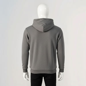 Custom Charcoal <b>Grey</b> Pullover Hoodie Unisex Cotton <b>Fleece</b> Sweatshirt Oversized Drop Shoulder Streetwear Wholesale Bulk - Product Image 6