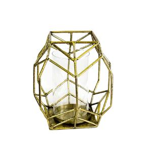 Nouvel Arrivage : Porte-bougie en fil métallique finition polie, support en fer tendance fait main pour Noël et mariage, taille et forme personnalisables - Product Image 3