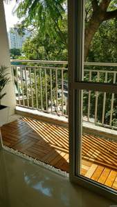 Dalles de terrasse en bois durable, en bois d'acacia, dalles de sol emboîtables pour patio - Product Image 4