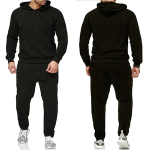 Custom Unisex High Elastic Anti-static Quick Dry Breathable 100% <b>Polyester</b> <b>Tracksuit</b> Set for Winter Sport Gym Fitness Apparel - Product Image 1