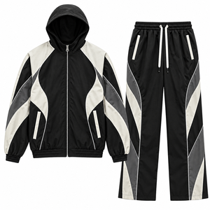 Conjunto de cortavientos con MOQ bajo, tallas S, M, L, XL, para hombre, chaqueta cortavientos para inventario de tiendas minoristas - Product Image 2