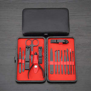 Professional Manicure & Pedicure 16-in-1 Stainless Steel <b>Nail</b> Clippers Set with <b>Case</b> for Teen & Adult by Anaaif Enterprises - Product Image 4