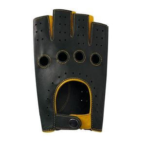 Guantes de conducción de primera clase para hombre, de cuero suave, antideslizantes, para conductores de motocicletas y autobuses, uso en exteriores - Product Image 2