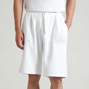 Pantalones Cortos Casuales para Hombre 100% Algodón, Bordado 3D Personalizado, Ecológicos, Corte Holgado, Diseño Liso - Product Image 4