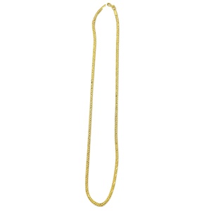 Collares de Cadena Estilo Espiga Chapados en Oro Micro de 14K, 18K y 24K al por Mayor, Cadena de Lujo, Collares de Moda, Cadena de Latón Dorado. - Product Image 2
