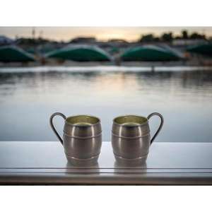 Juego de Tazas de Cobre 100% para Cerveza, Regalos, Aptas para Contacto con Alimentos, para Beber Champaña y Whisky, Barriles Reutilizables, Juego de Tazas Moscow Mule, Venta al por Mayor - Product Image 3