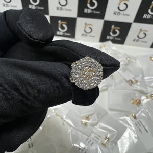 VVS Moissanite Diamond Stud Earrings for Women Elegant 14k Solid Gold S925 Sterling Silver Elegant Moissanite Earrings - Product Image 5