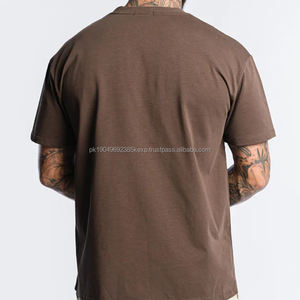 Nouveau style actif avec le t-shirt classique 100% coton pour homme, coupe ample, look oversize, t-shirts décontractés sportifs - Product Image 5