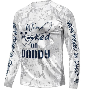 เสื้อแรชการ์ดแขนยาวลายพรางสำหรับผู้ชาย แห้งเร็ว ผลิตจากโพลีเอสเตอร์ ป้องกันแสงแดด UPF 50+ ป้องกันแบคทีเรีย ระบายอากาศได้ดี เป็นมิตรต่อสิ่งแวดล้อม - Product Image 3
