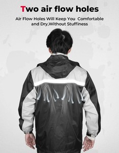 Ensemble de survêtement de ski de luxe pour homme, coupe-vent, avec fermeture éclair, en nylon réfléchissant noir, facile à porter - Product Image 6