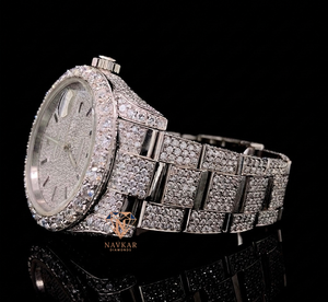 Relojes Hip Hop con Diamantes, Relojes con Moissanita VVS, Reloj con Movimiento Automático y Diamantes para Hombre - Product Image 2