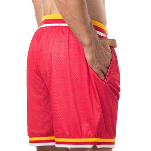 Men's Performance Basketball Shorts Moisture-Wicking Mesh Lining <b>Retro</b> Gym Shorts with Drawstring & <b>Phone</b> Pocket - Product Image 3