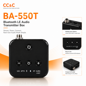 CC&C BA-550T Professional สำหรับเครื่องส่งสัญญาณเสียง 5.4 ช่อง พร้อมระยะส่ง 70 เมตร อายุการใช้งานแบตเตอรี่ 10-15 ชั่วโมง ระบบกระจายเสียงไร้สาย ได้รับการรับรองจาก FCC - Product Image 1