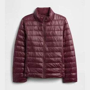 Chaqueta Acolchada de Invierno Personalizada para Mujer, Chaqueta Ligera de Nailon con Logotipo Personalizado - Product Image 1