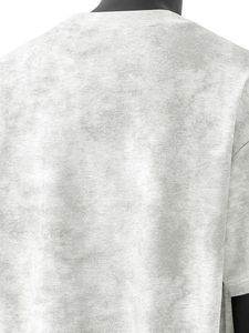 Camiseta Premium Personalizada con Estampado DTG, Estilo Oversize, Lavado Ácido, Efecto Desgastado, Corte Cuadrado, con Hombros Únicos, Precio Económico, OEM - Product Image 3