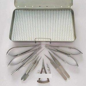 Ensemble de micro-chirurgie, porte-aiguilles micro, ciseaux, instruments micro-chirurgicaux manuels de qualité supérieure, certifiés CE classe II A - Product Image 1