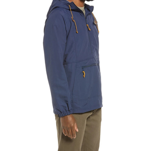 Hooded Collar Lightweight Windbreaker <b>Jacket</b> for Men <b>Waterproof</b> Material Zipper <b>Plus</b> <b>Size</b> Solid Color Design Windproof <b>Jackets</b> - Product Image 4