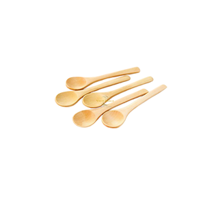 Eco Friendly Bamboo Spoon Natural Reusable Wooden Spoon for Bulk Wholesale Buyers - Product Image 2