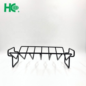 Accesorio de estante de pollo para barbacoa de Metal cromado de Acción de Gracias para asar pollo y costillas - Product Image 6